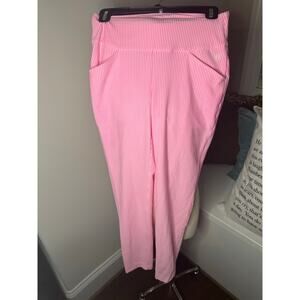 Lilly Pulitzer Pink Striped Ankle Cropped Pants